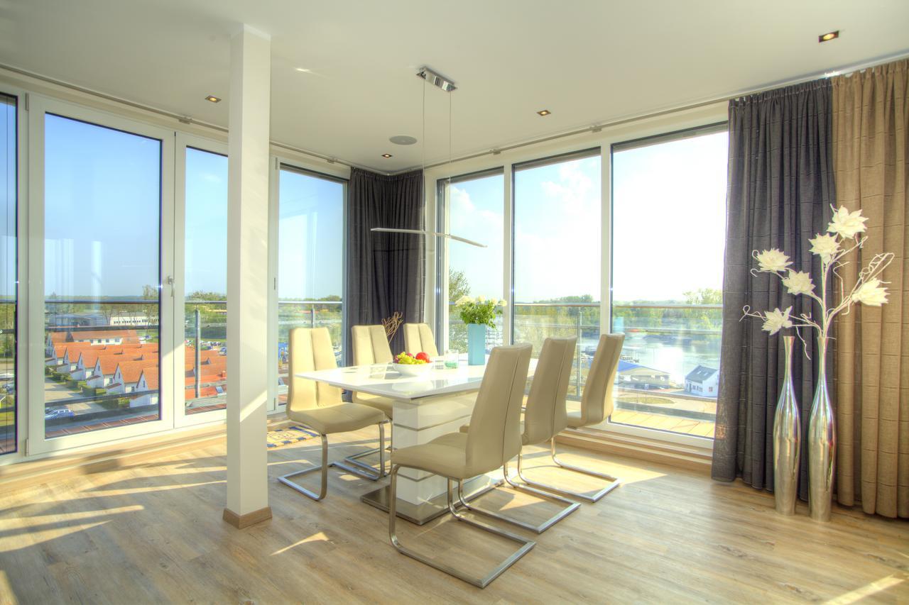 Penthouse Mueritzblick Apartment เร็คลีน ภายนอก รูปภาพ