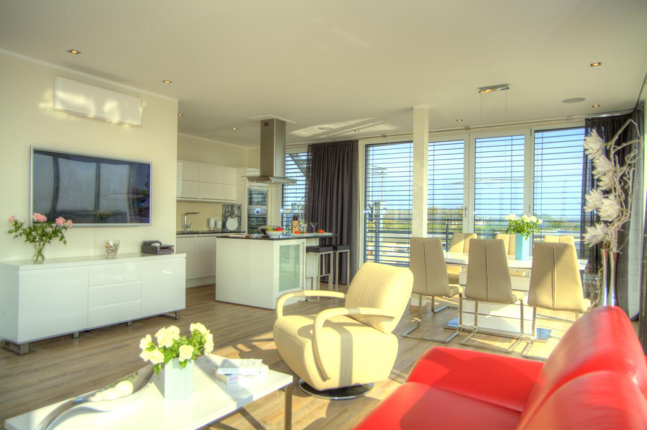 Penthouse Mueritzblick Apartment เร็คลีน ภายนอก รูปภาพ
